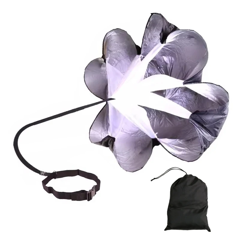 1PC 調節可能なウエストベルトサッカートレーニング抵抗傘スピード傘筋力トレーニングランニング調節可能なベルト