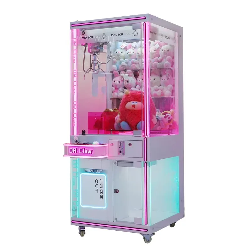 Commercial Claw Vending Machine Full Transparency Design for Store Doll Machine