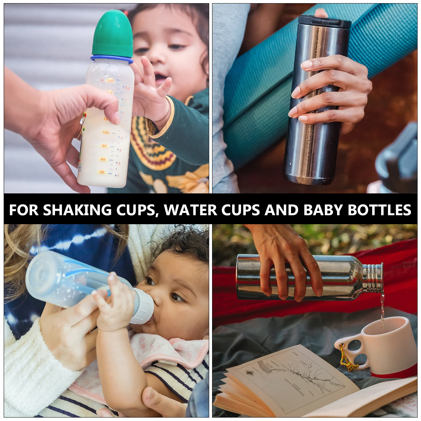 

10Pcs Stainless Steel Spring Mixing Balls Shaker Balls for Protein Powder Shaker Drink Mixer