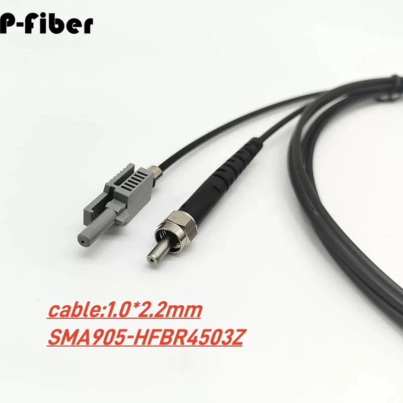 

Оптоволоконная перемычка POF SMA905-HFBR4503Z, разъем 1,0*2,2 мм, 1 м, 3 м, 5 м, оптический патчкорд, 1000 мкм, пластиковое оптоволокно