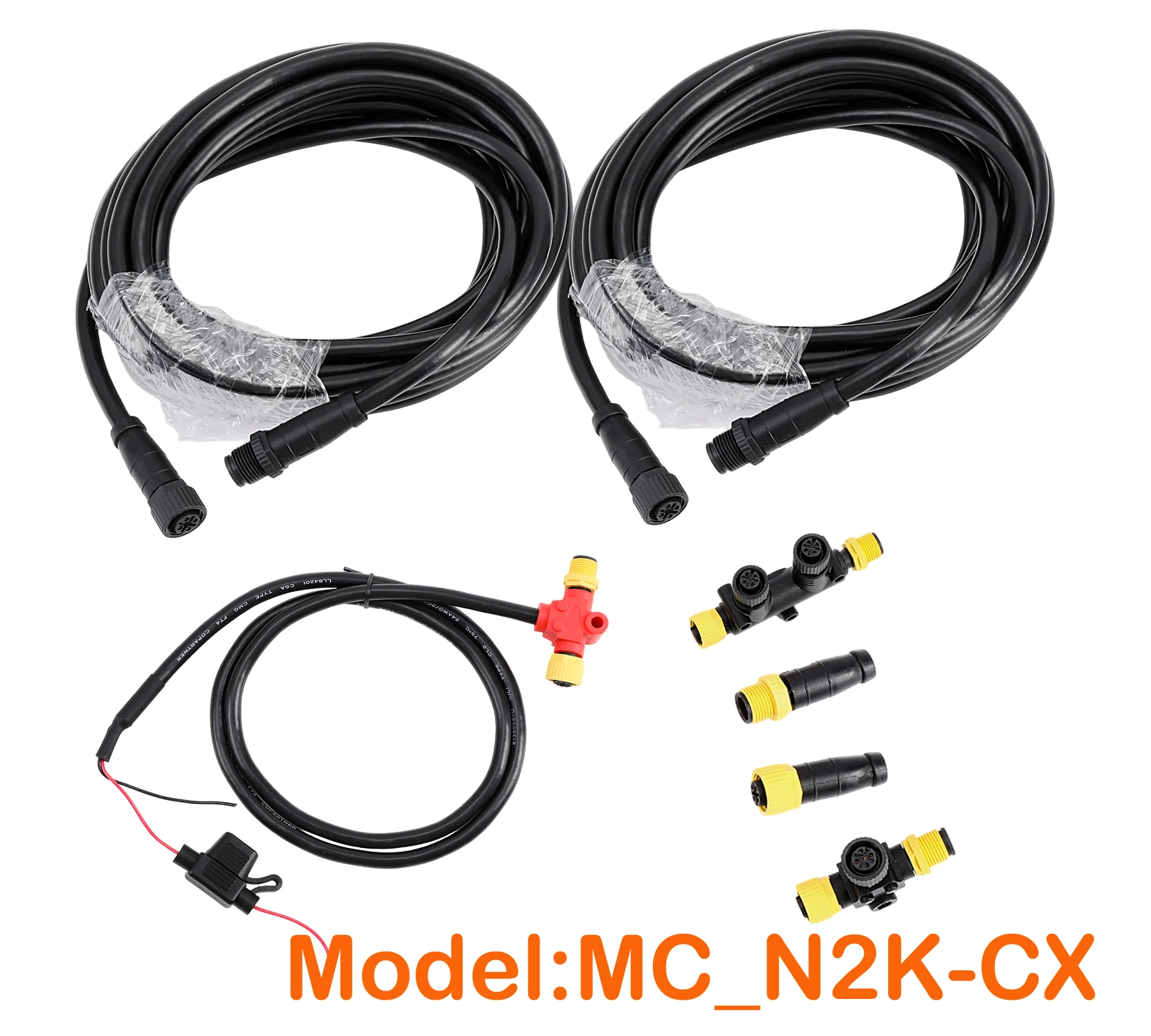 Matsutec NMEA 2000 Starter Kit, N2K Network Backbone Cables Drop Dual Tees Kits Terminators Marine for Lowrance Simrad Garmin image 5