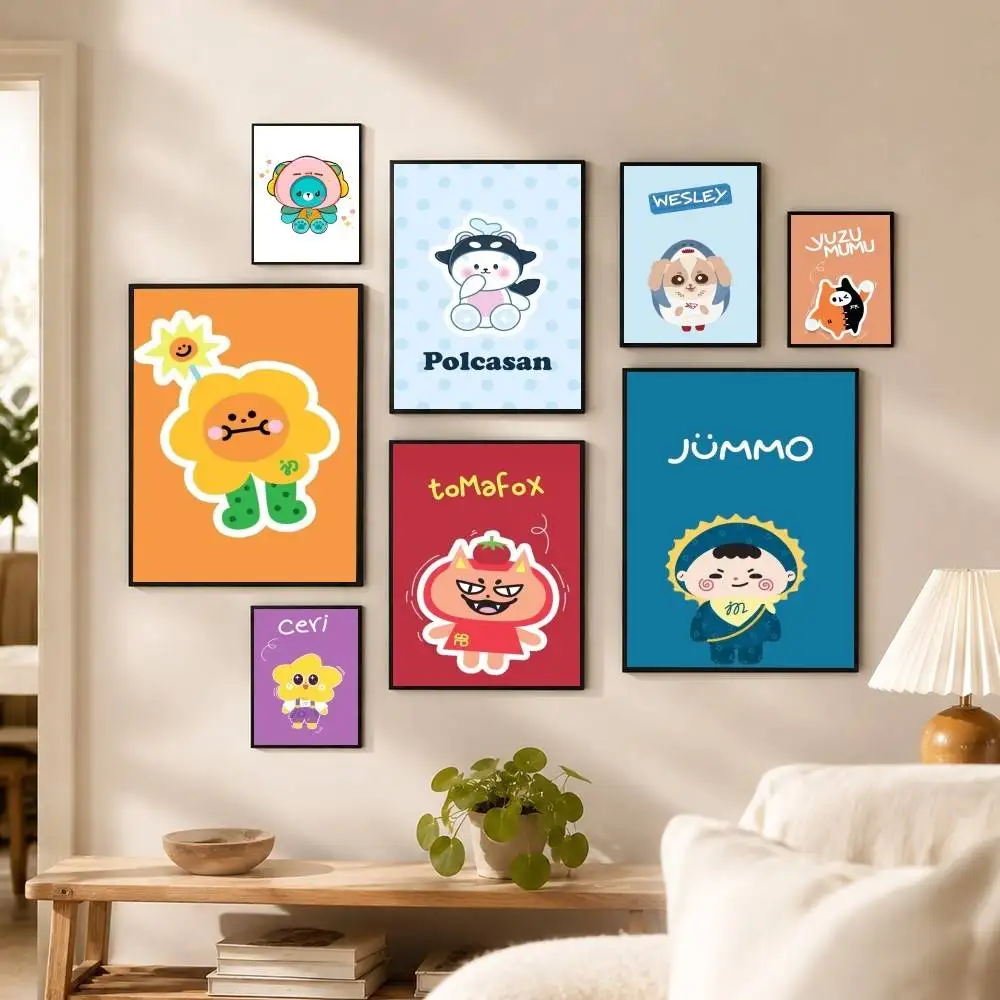 M-Mascot GMMTV Poster High Quality Dorm Living Room Aesthetic Wall Decoration Painting Stickers Gift