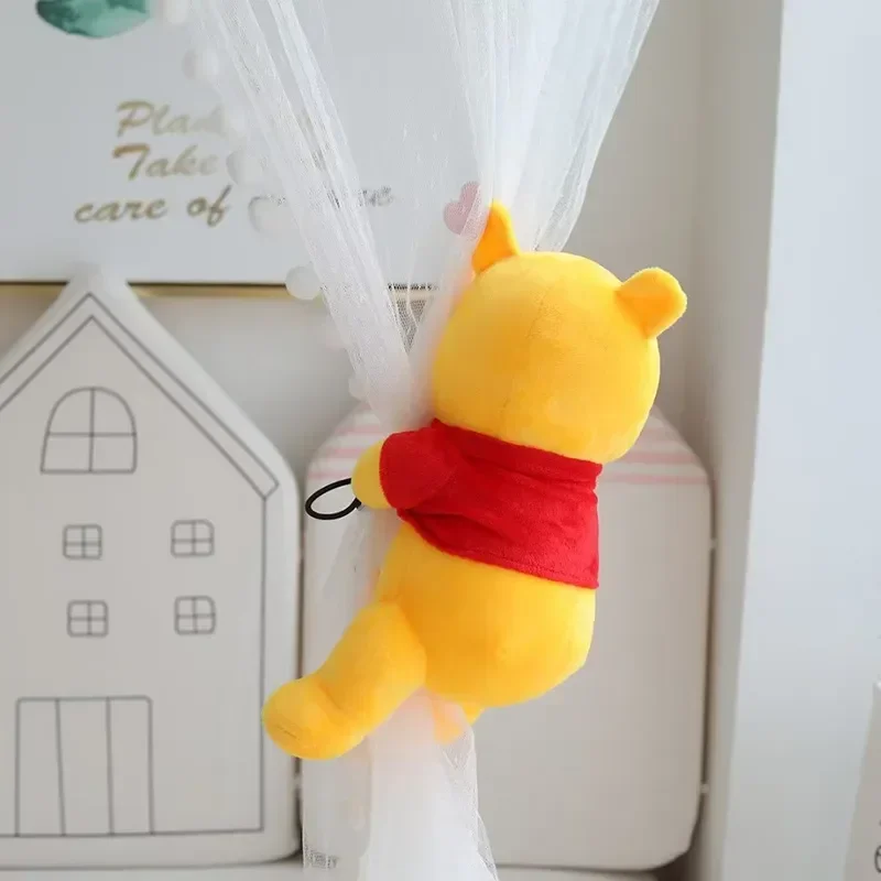 Disney Winnie The Pooh/honey Pot peluche tenda cravatta bambola decorativa simpatico cartone animato peluche camera degli animali tenda dell\'ufficio