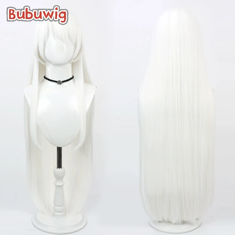 

Bubuwig Synthetic Hair USS Enterprise Cosplay Wigs Azur Lane USS Enterprise 80cm Long Straight White Cos Wig Heat Resistant