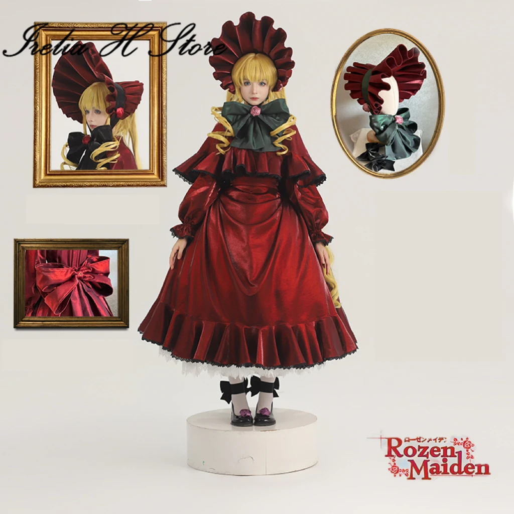 Irelia H Rozen Maiden Shinku Cosplays Reiner Rubin Cosplay Kostüm frauen Lolita kleid weibliche Halloween Cosplays Anime