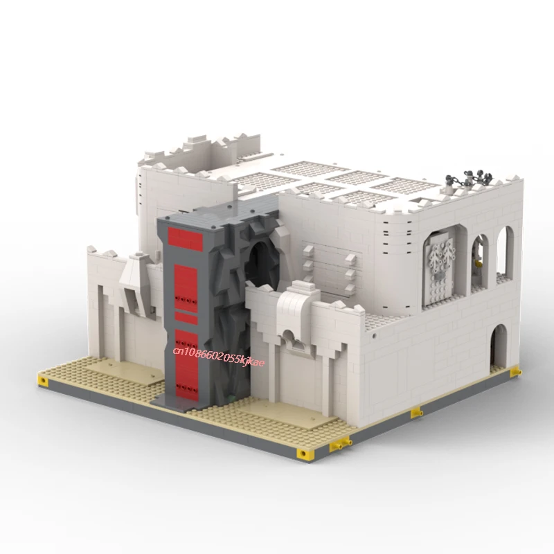 NEW 10347PCS MOC Lord of The Ringsed Movie Mina Tirith The White Castle Model DIY creative ideas Child toy christmas Gift blocks