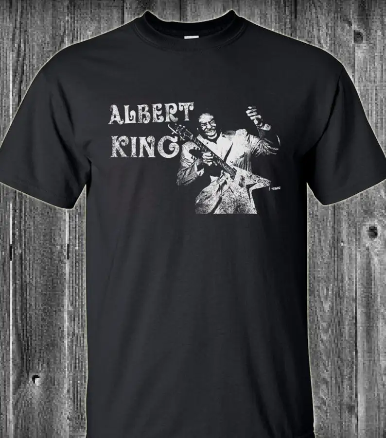 

Albert King Blues Guitar T Shirt, Adult Sizes S,M,L,XL, XXL, Vintage Retro Look