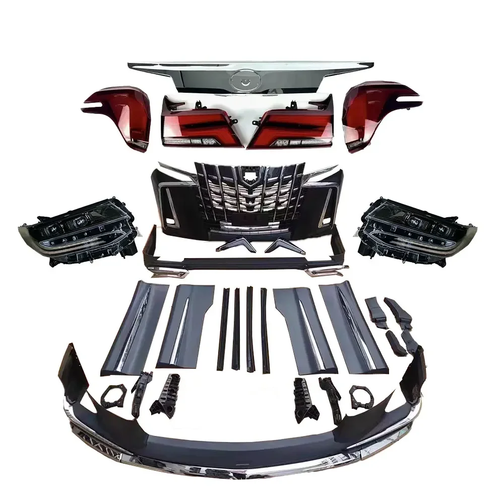 

alphard 30 sc bumper alphard front and rear bumper update sc style body kits