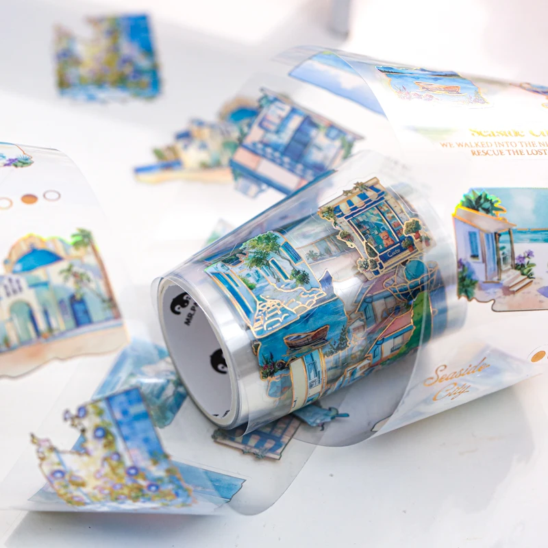 8 パック/ロットシティローミングクロニクルズシリーズかわいい素敵なレトロな装飾 PET テープ