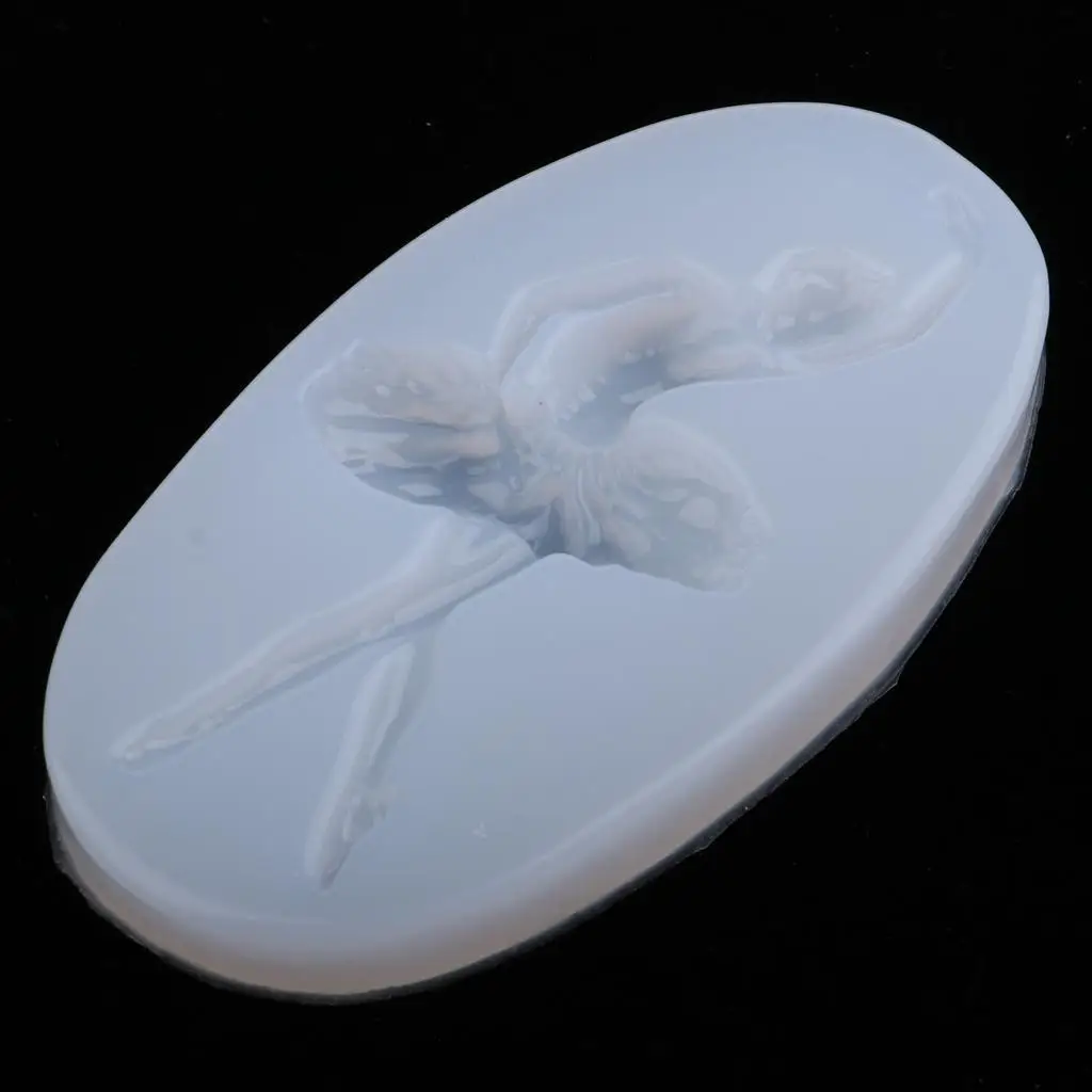 Cute Dancing Girl Silicone Mold for DIY Resin Casting Cake Decorating Chocolate Making Sugarpaste Craft Soap Jewelry