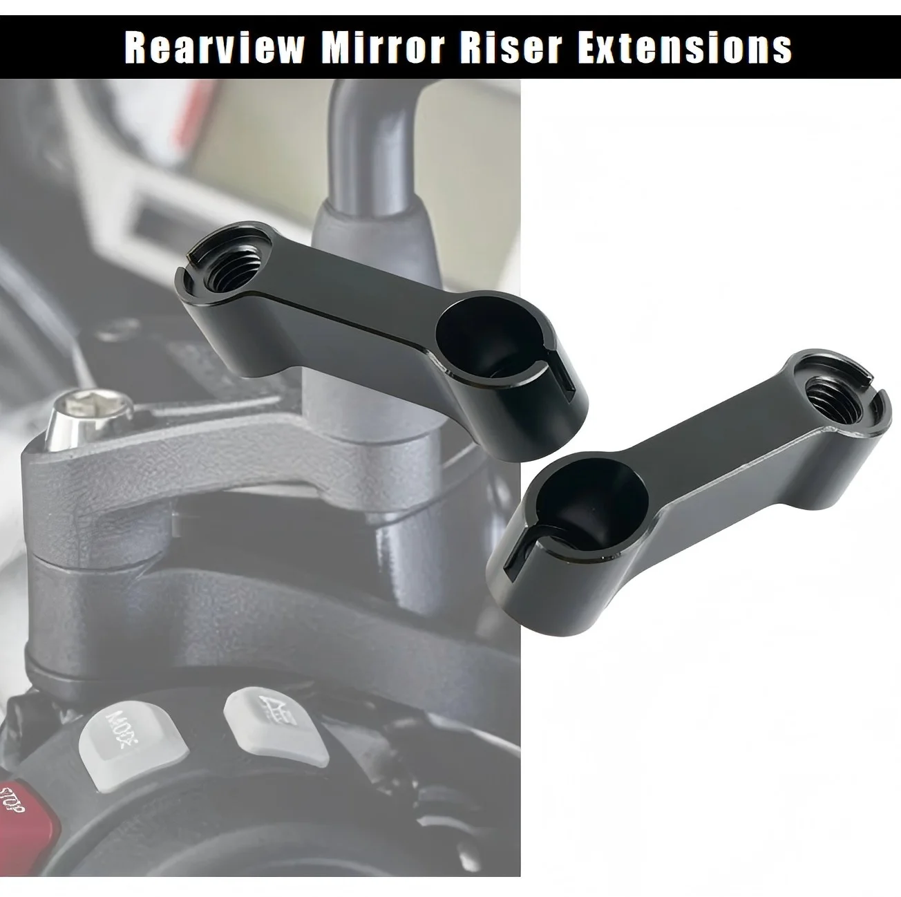 

Для BMW S1000R/XR G310R F800/900R/XR R1200/1250RT/GS R nineT зеркальные стойки | Удлинители стояка руля | Регулируемый задний вид