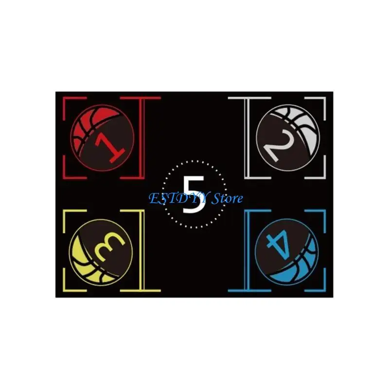 

G6DE Antiskid Basketball Training Training Mat Indoor Ball Control Training Dribling Drill