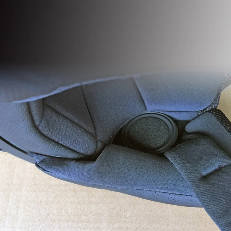 خوذة دراجة نارية سماعة رأس بخاصية البلوتوث لاسلكية سحرية لزجة مقاومة للماء والرياح والضوضاء وعمر بطارية عالي 2 قطعة-ABIU