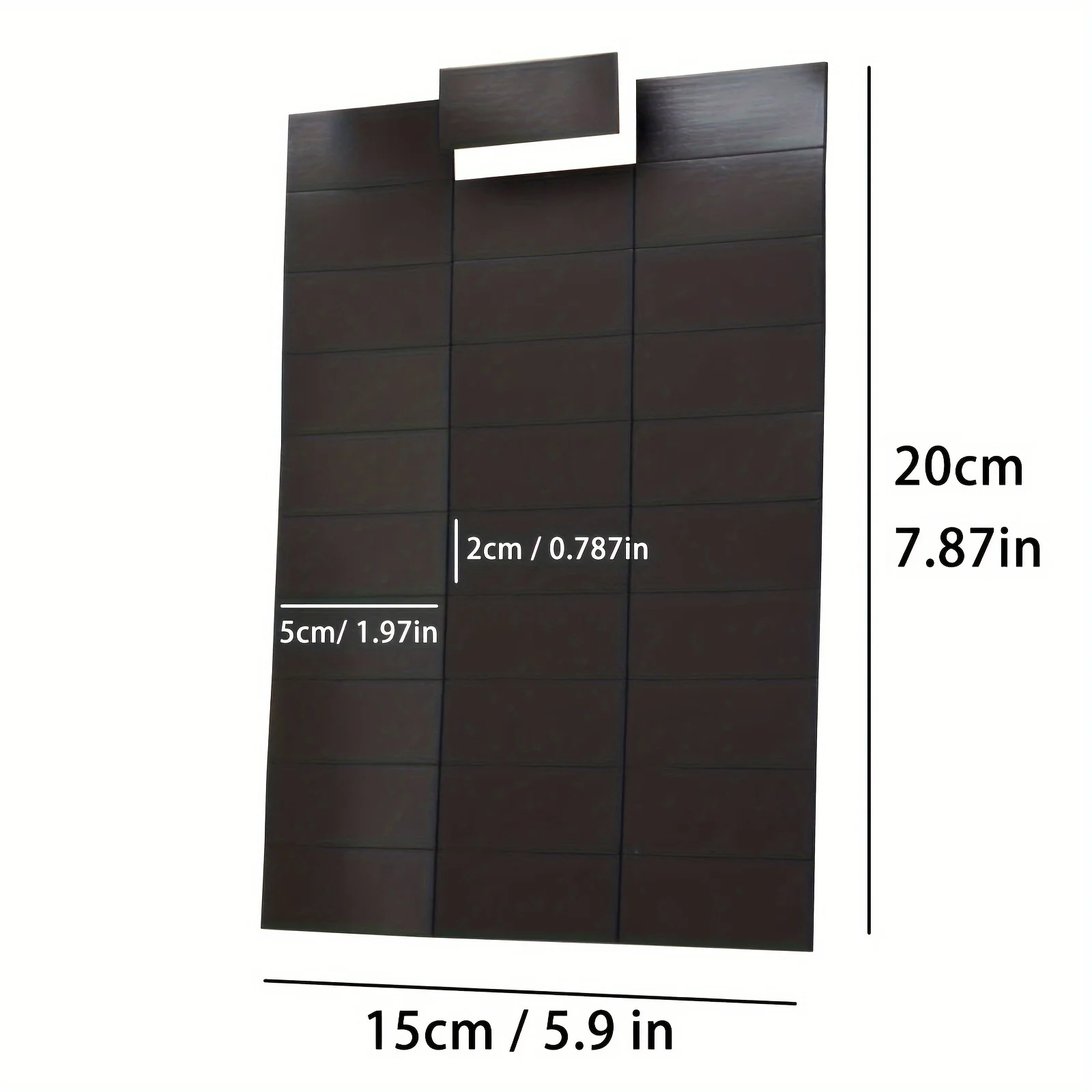 Soft Adhesive Backed Magnetic Sheets 60/90PCS No Cutting Required Can Be Used as Fridge Magnets
