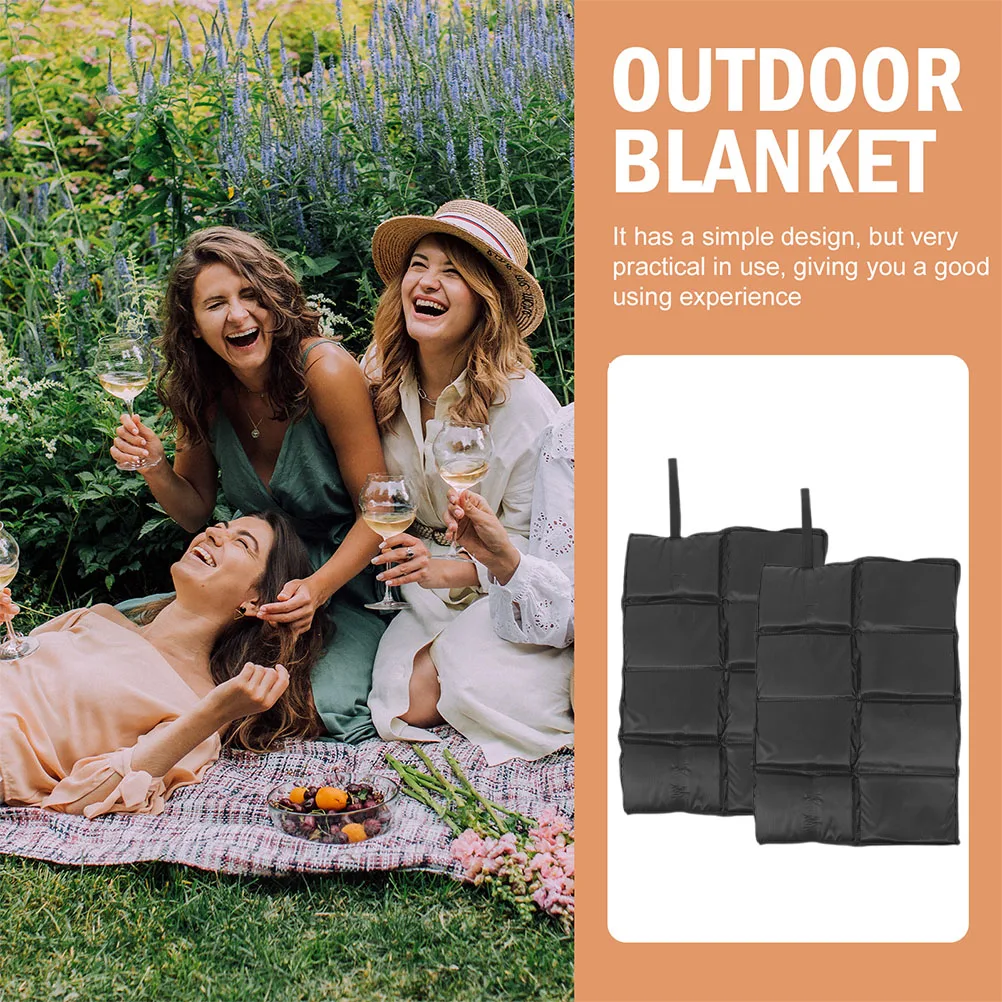 

2 Pcs Moisture -proof Cushion Outdoor Chair Cushions Bench for Furniture Foam Seat Pads Waterproof Travel