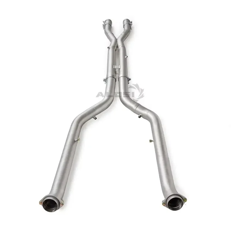 High Flow Exhaust Mid Pipe for BMW M5 G90 4.4T 2025 304 Stainless Steel OPF Replacement Racing Performance Upgrade