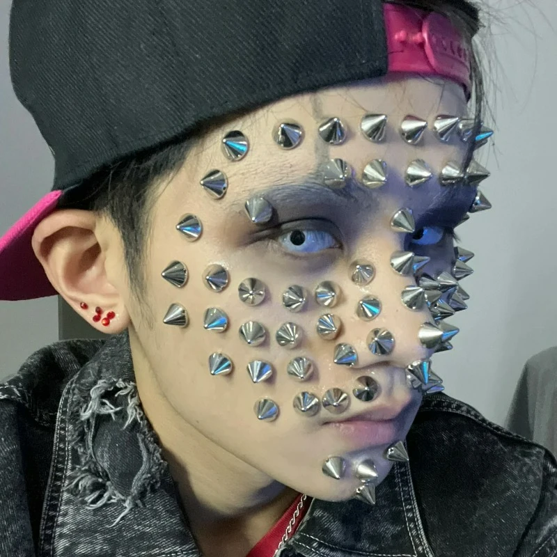 10-50 szt. Metalowe Nity do Naszyjników Bransoletek DIY Skórzane Rękodzieło Punk Odzież Zdejmowane Stożkowe Ćwieki Ubrania Buty Torba Akcesoria