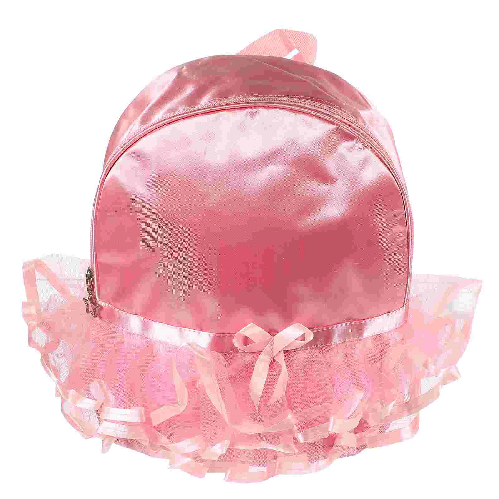 Girl Bookbag Kindergarten Girls Backpack Dance Backpacks for Handbag Pink Child