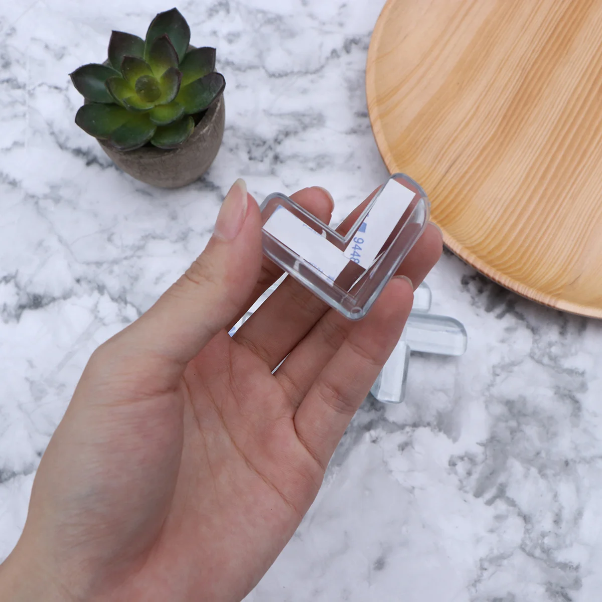 12Pcs Baby Safety Corner Protectors L-Shaped Double Layer Anti-Collision Guards for Furniture Table Bed Stair Kids Child