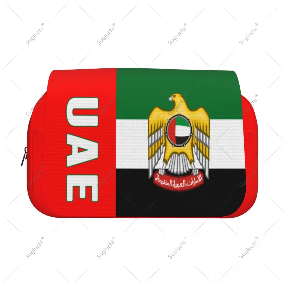 Pencil Case Scissors Bags 3D United Arab Emirates Flag Double-layer Oxford Cloth Stationery Storage Pen Box Case