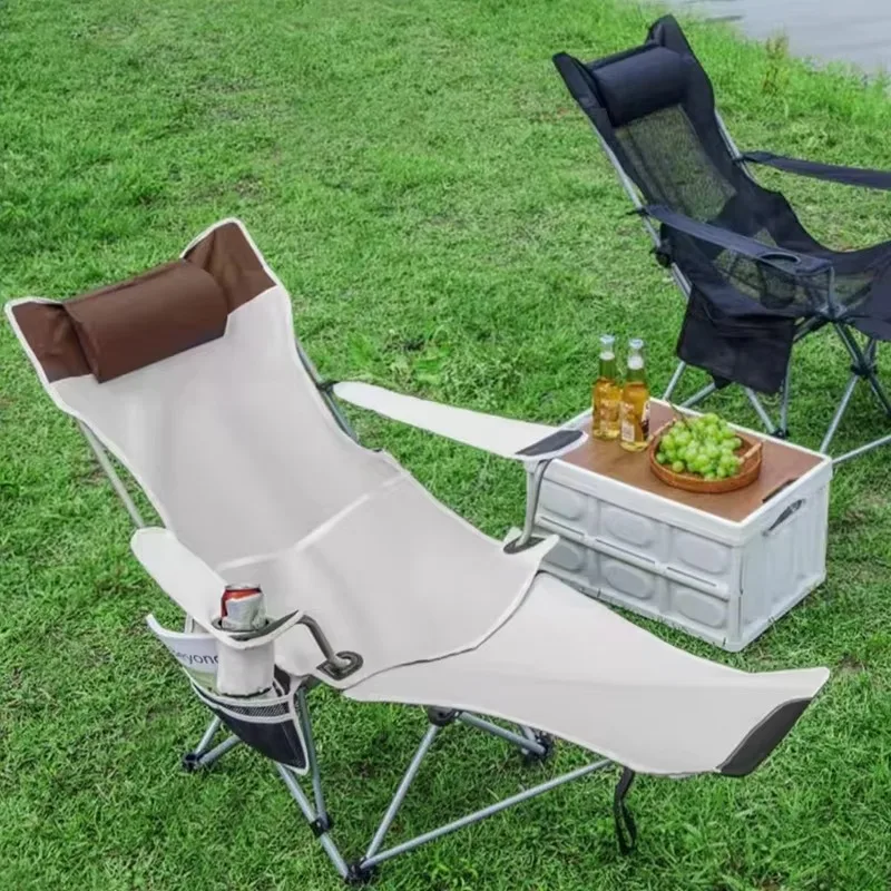 XMSJ Luxury Custom Portable Folding Chair Camping Chair With Siting And Lying For Camping