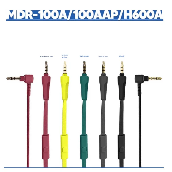 Sony Mdr 100a 100aap Wh H600a Earphone Line Accessories Audio Voice Line 3.5 For Sony Portable Audio Devices