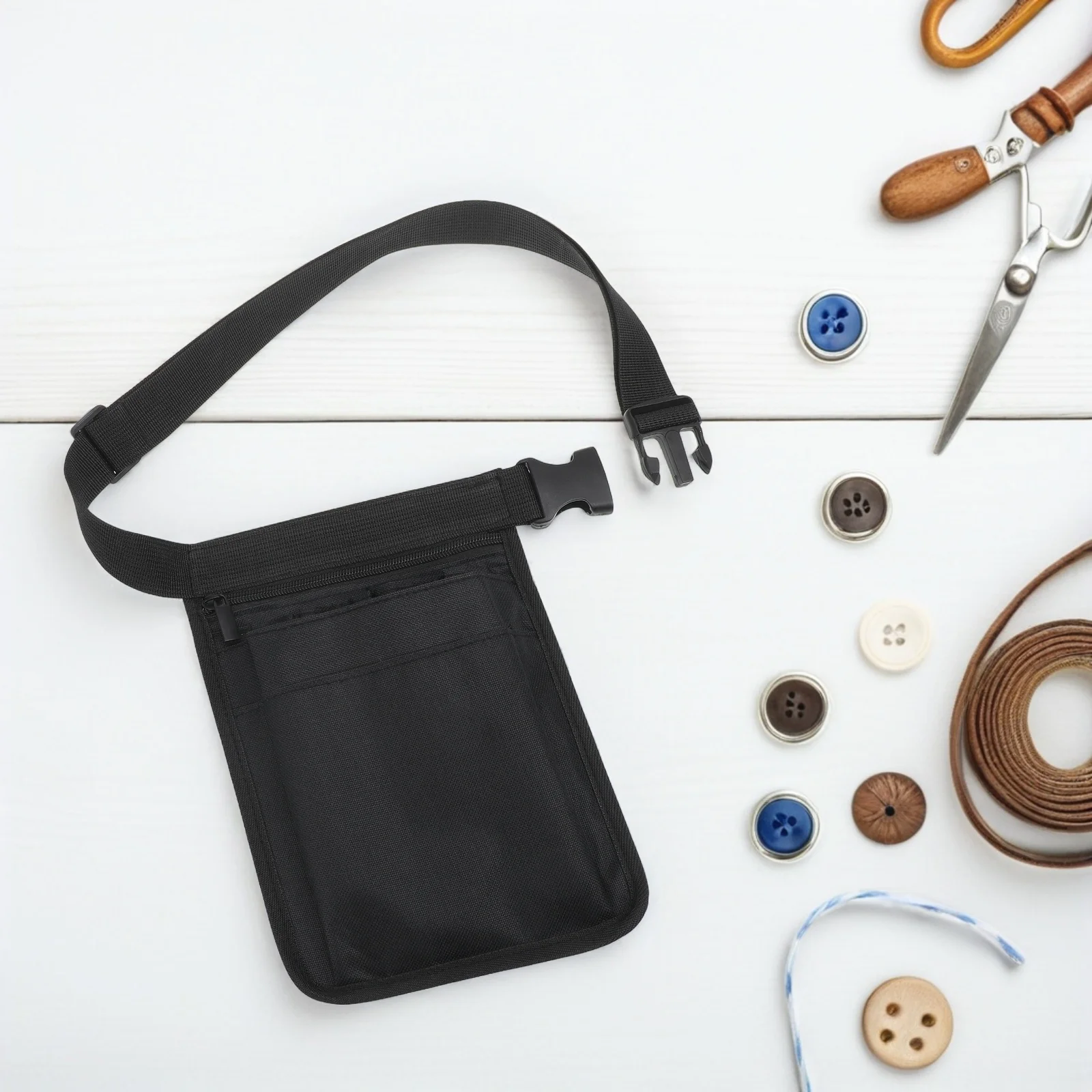

Black Tool Kit Storage Fanny Pack Garden Pouch 29 5-49 2 Inch Waistband Nurse Organizer Oxford Cloth Waterproof Gardening Tools