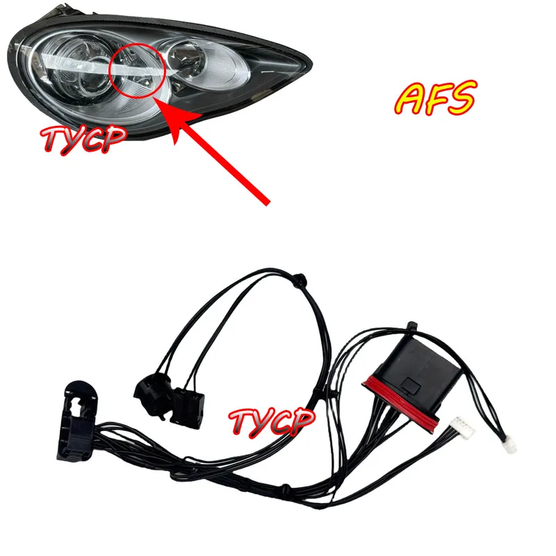 

Suitable for Porsche Panamera 2011-2014 headlight wiring harness, internal headlight wiring harness plug assembly with AFS