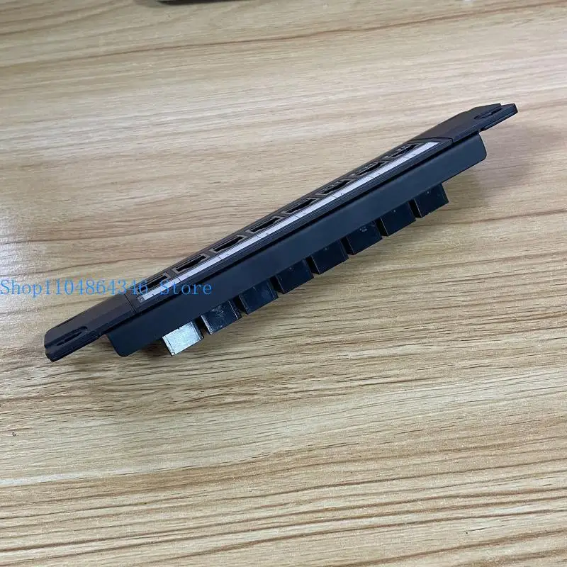 5asd Patch Panel 8 Port Cat6 with Inline Keystone 10G Pass-Thru Coupler Patch Panel