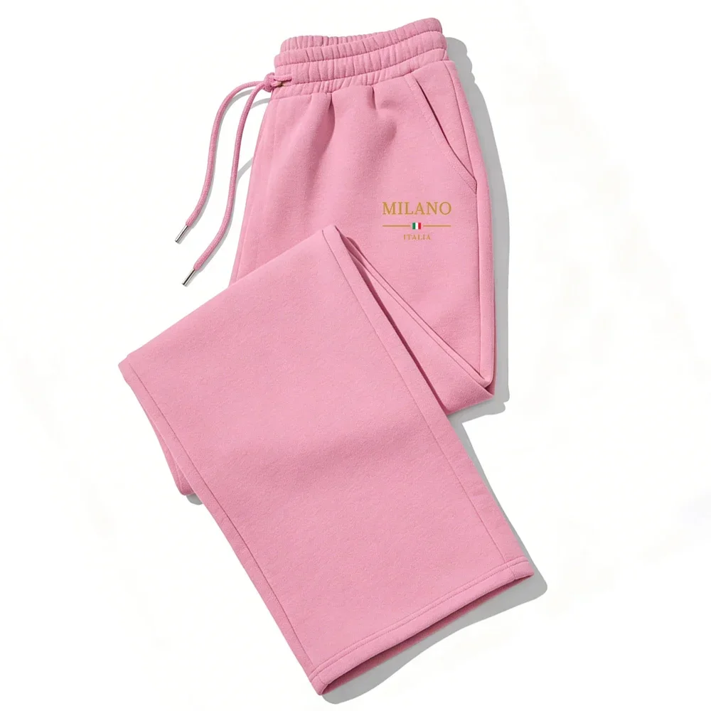2026 Heißer Verkauf: Jogginghose mit Milan-City-Print für Herren und Damen, Herbst/Winter, lässig, hochwertige Outdoor-Lauf- und Sport-Sweatpants – Detail 12