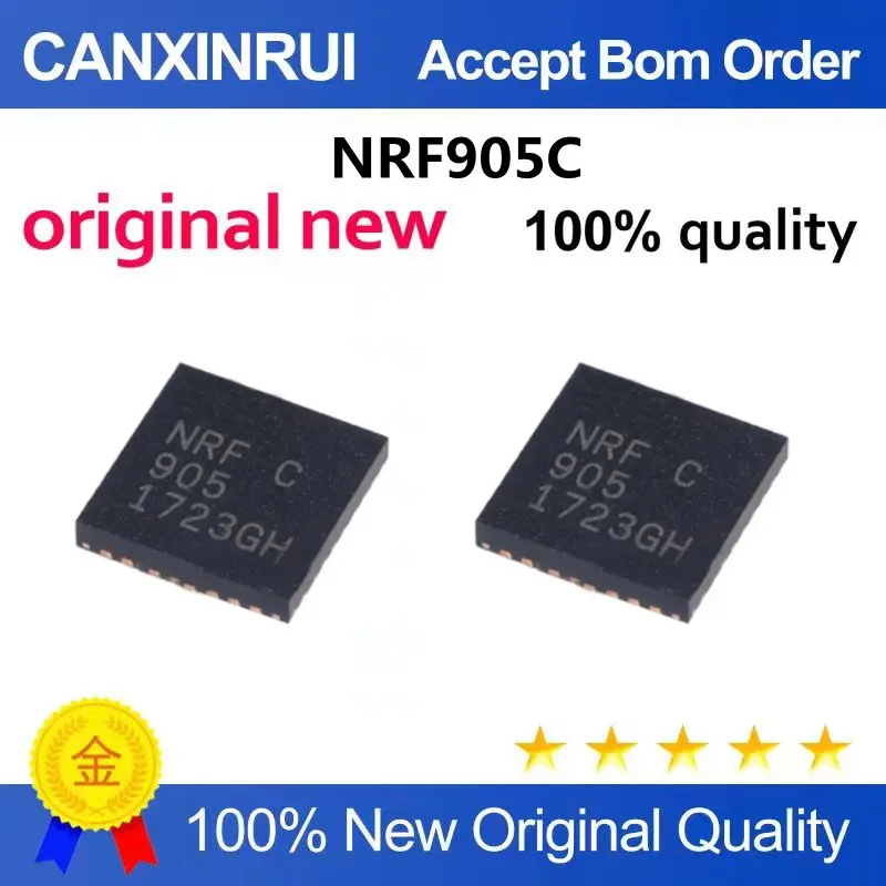 NRF905C NRF905B NRF905 QFN-32 Single-chip RF Transmitter Chip Imported Spot