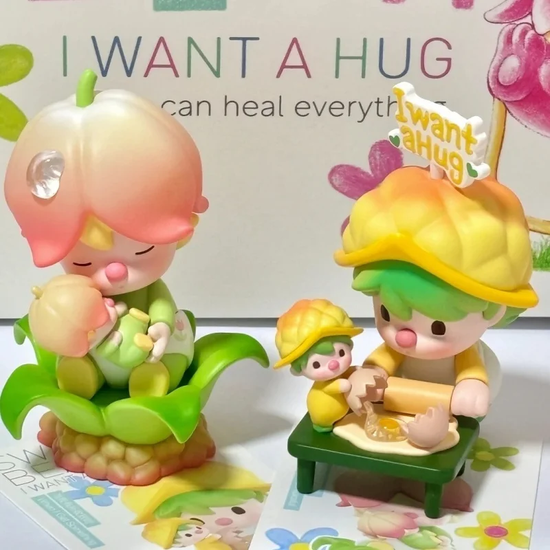 New Original Sweet Bean I Want A Hug Series Mystery Blind Box Kawaii Anime Figure Decoration Gifts Ornament Desktop Models Toys