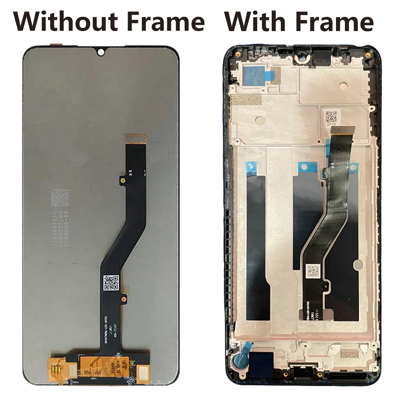 Orignal Display  For ZTE Blade V40 Vita 8045 LCD Full With Frame Touch Digitizer Assembly Replacement Phone Screen Repair Parts