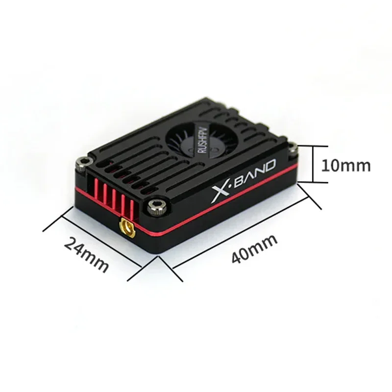 

RUSH TANK MAX SOLO 2.5W 5.8GHz FPV VTX – Long Range Video Transmitter with CNC Shell & Fan for Racing Drones & Fixed-Wing
