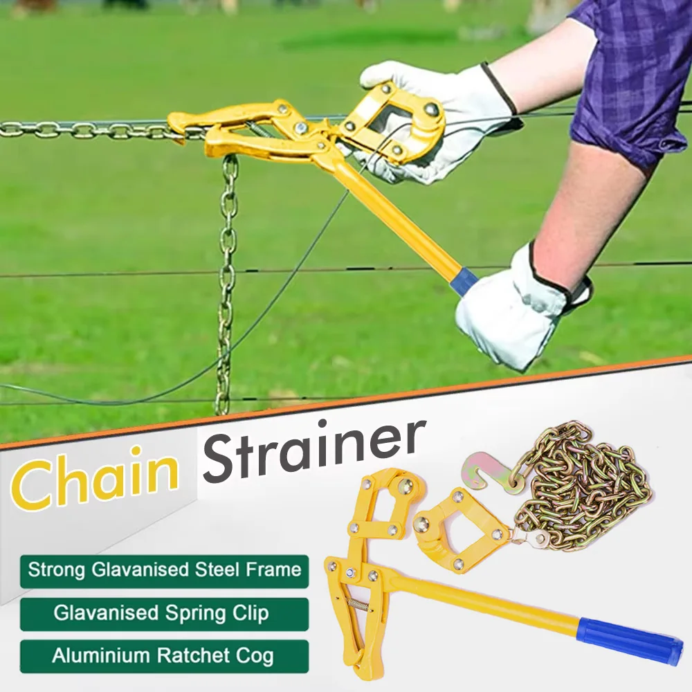 

Chain Strainer Fence Fence Wire Tightener And Stretcher Tool Compact And Heavy Duty Chain Strainer For Farm Fence And Cattle