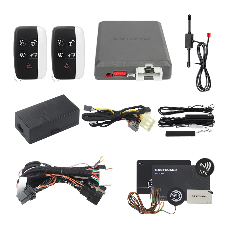 

EASYGUARD keyless entry kit remote starter Plug&Play CAN BUS for Land Rover Evoque 17,Freelander 2th with OEM start stop button