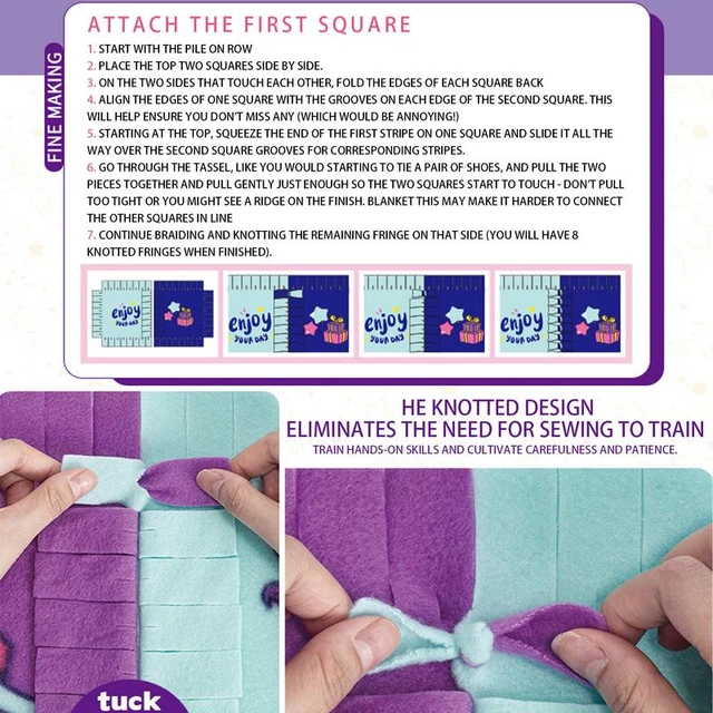 No sew throw kit instructions sale