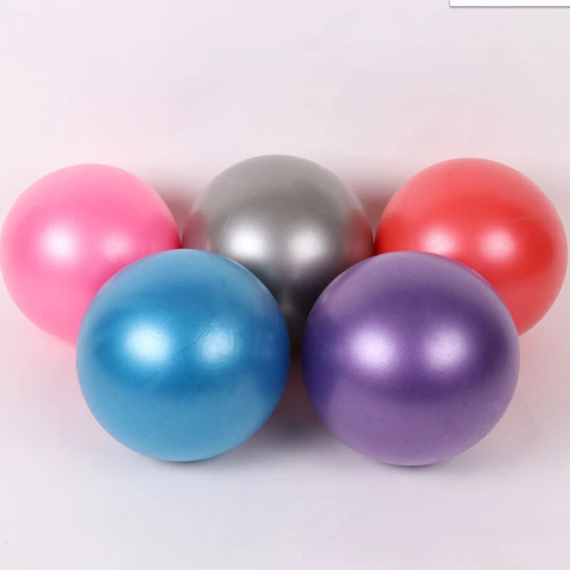 25cm Inflatable Yoga Ball Exercise Fitness Pilates Ball Balance Exercise Gym Pump Yoga Balance Ball Training Yoga Ballon