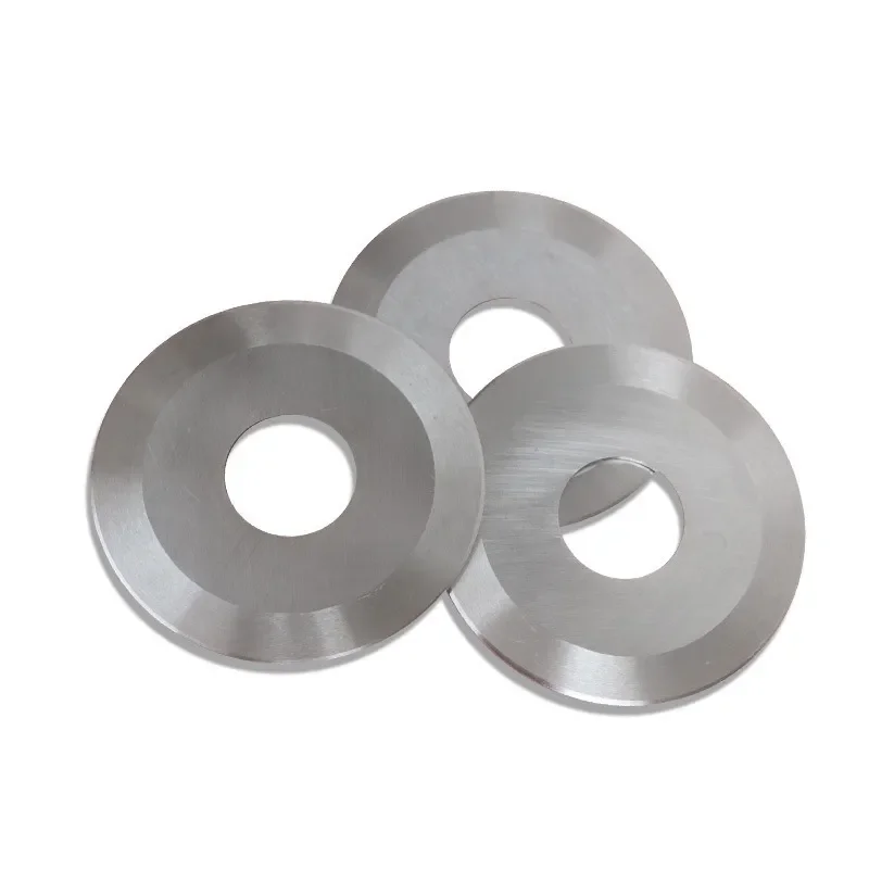 Flat round knife, tape slitting round  cloth cutting large knife, steel paper cutting flat