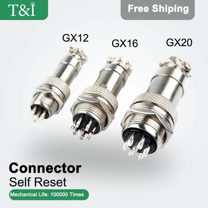 GX12 GX16 GX20-2/3/4/5/6/7/8/9/10/12/14/15P Aviation Automobile Male Female Plug Socket Industrial Waterproof Connector General