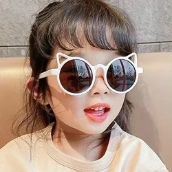 Kids Sunglass Retro Cat Ear Beach Summer Eyewear