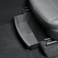 Under Seat Storage Box Organizer for Tesla Model Y Juniper 2025 2026 Hidden Storage Box Washable Underseat Drawer Accessories 3