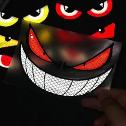 Motorcycle Reflective Eye Stickers Electric Vehicles Stickers Motorcycle Helmet Decals Safety Warning Stickers Ornamental