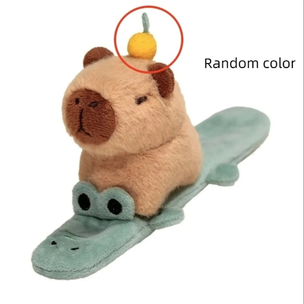 

Stuffed Animals Cat Slap Bracelet Series Simulation Cute Slap Bracelet Soft Wrist Style Capybara Wrist Band Christmas