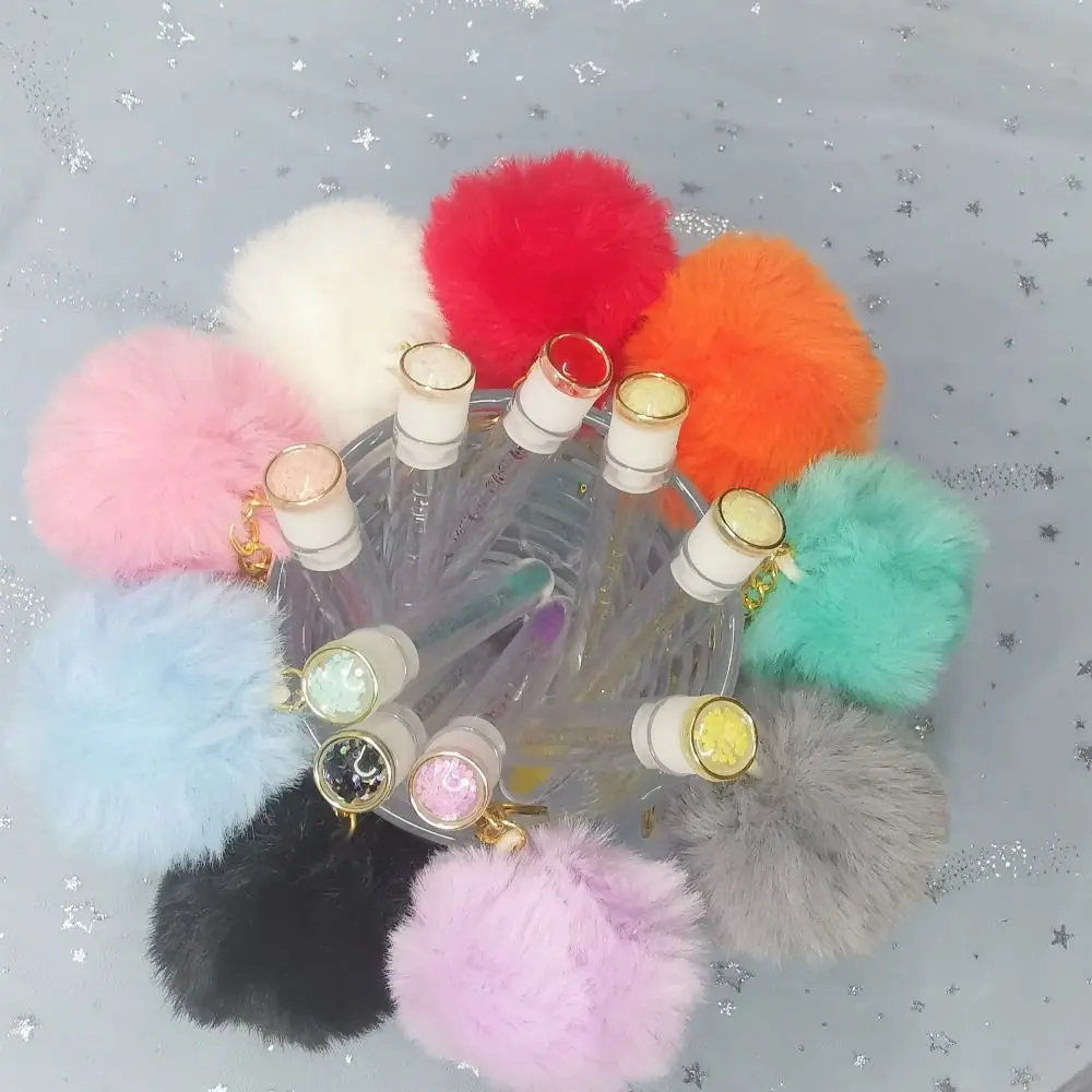 Round Comb Teeth Hair Ball Mascara Wand Clear Tube Multicolor Tube Eyelash Brush Fluffy Reusable Eyelashes Brushes Comb