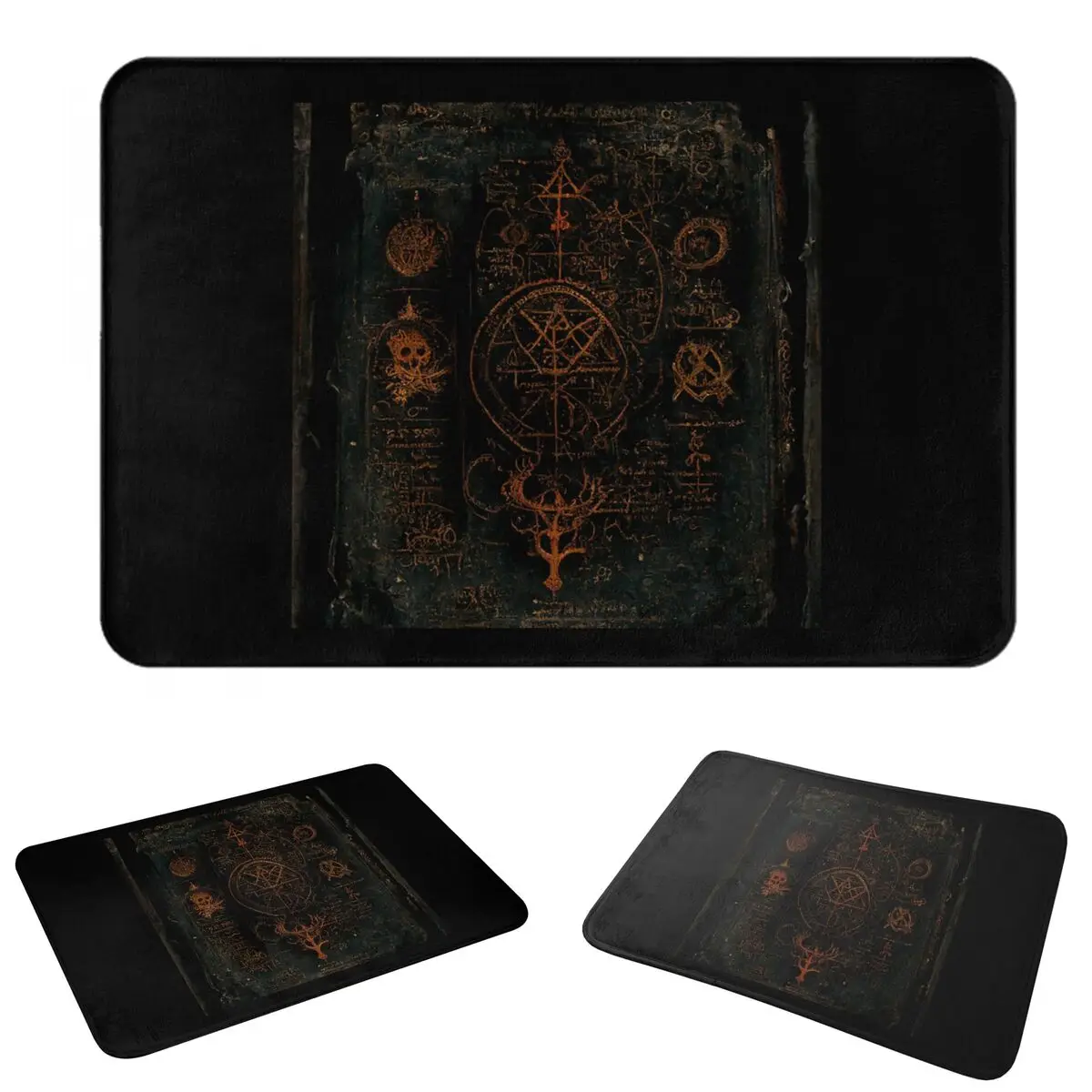 Viking Blood Runs Through My Veins Valhalla Norse Anti-slip Doormat Durable Carpet Rug for Kitchen Entrance Home Room Footpad