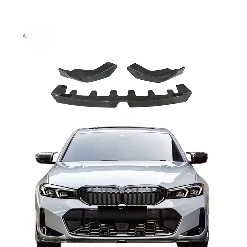 

CF MP front lip For 3 series G20 G28 320i 325i 330i 2023+ LCI front bumper lip carbon fiber Front Splitter Chin Spoiler