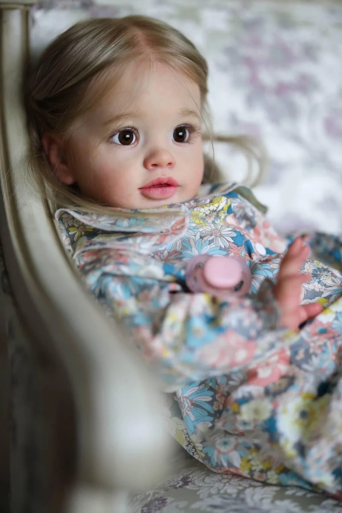 25inch Already Painted Finished Doll Reborn Toddler Girl Dolls Huge Baby Size Popular Pippa Lifelike Soft Touch 3D Skin Art Doll