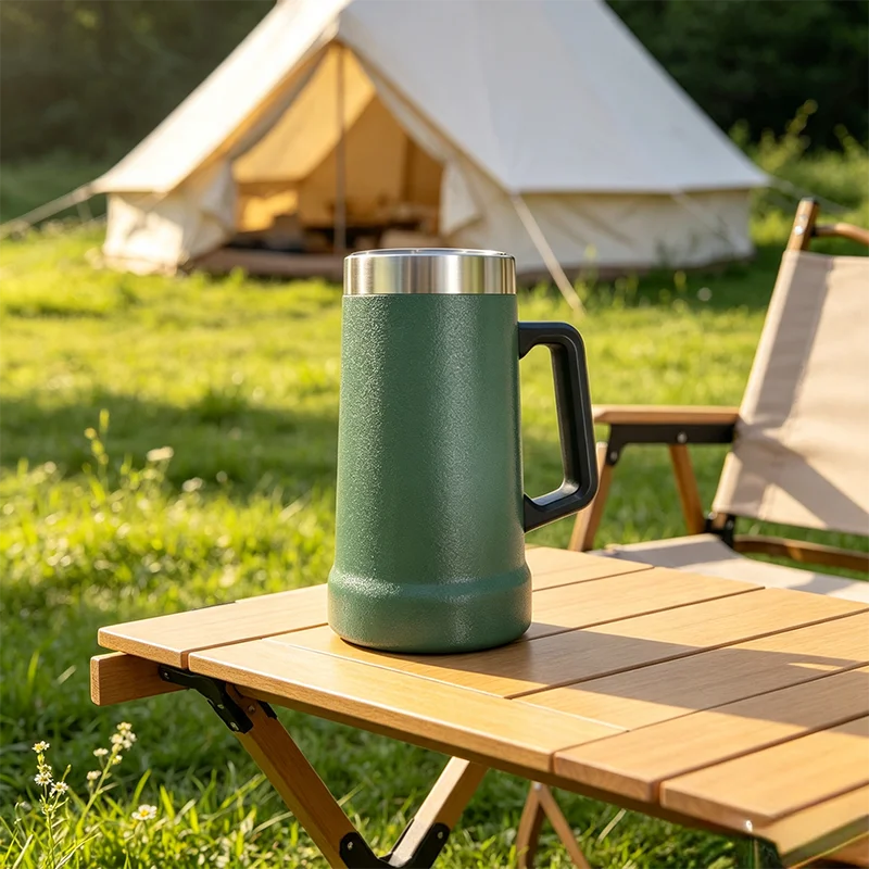 Caneca de Cerveja em Aço Inoxi - Beer Mug Handled avaliação e preço