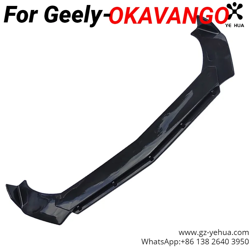 For Geely Okavango Haoyue 2023 Bumper Skirt Front Lip Car Exterior Replacement Parts Automobiles Accessories